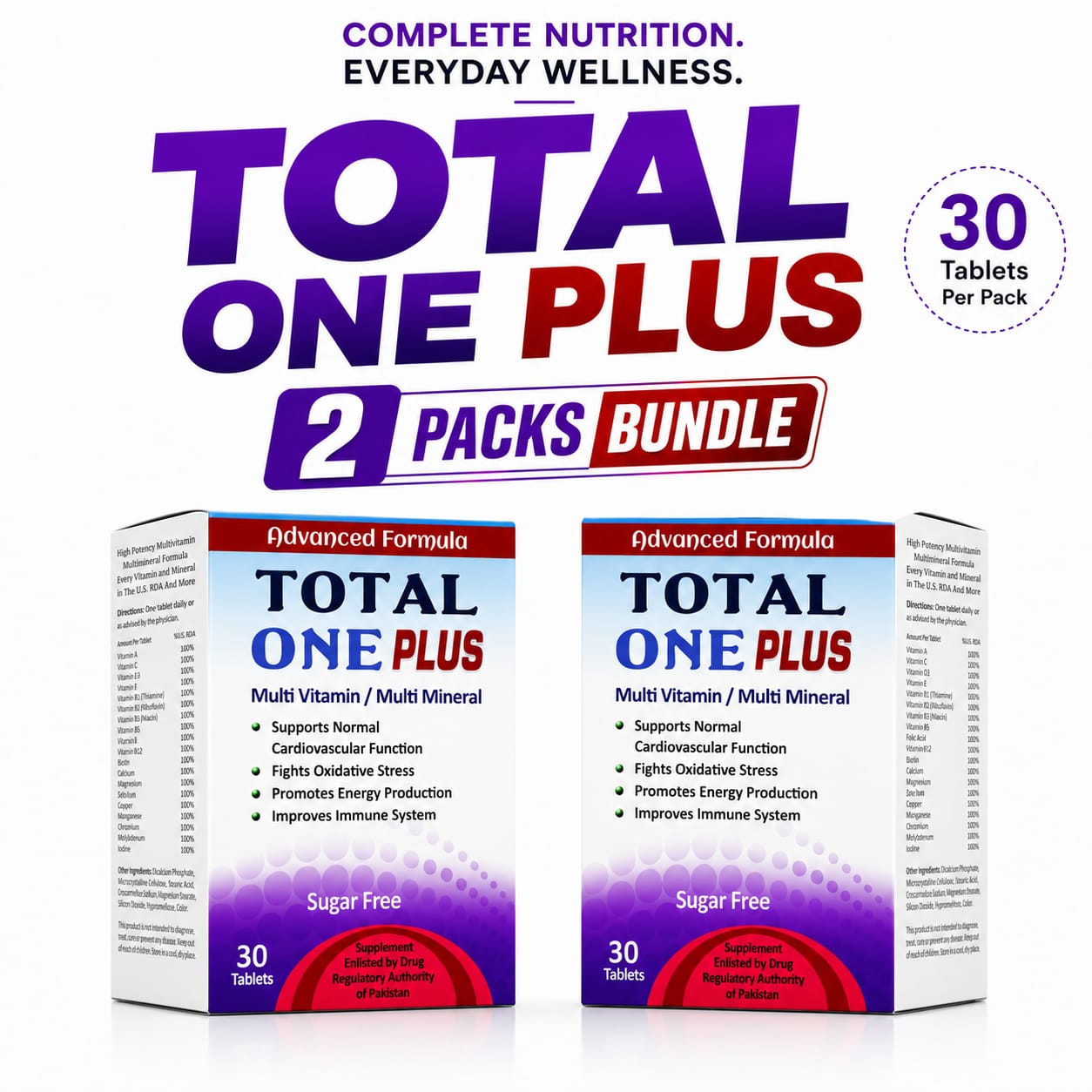 Total One Plus 2 Pack bundle