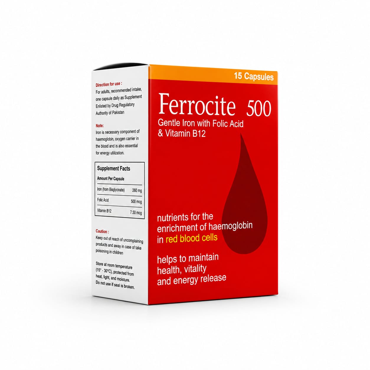 Ferrocite 500 (Capsule)