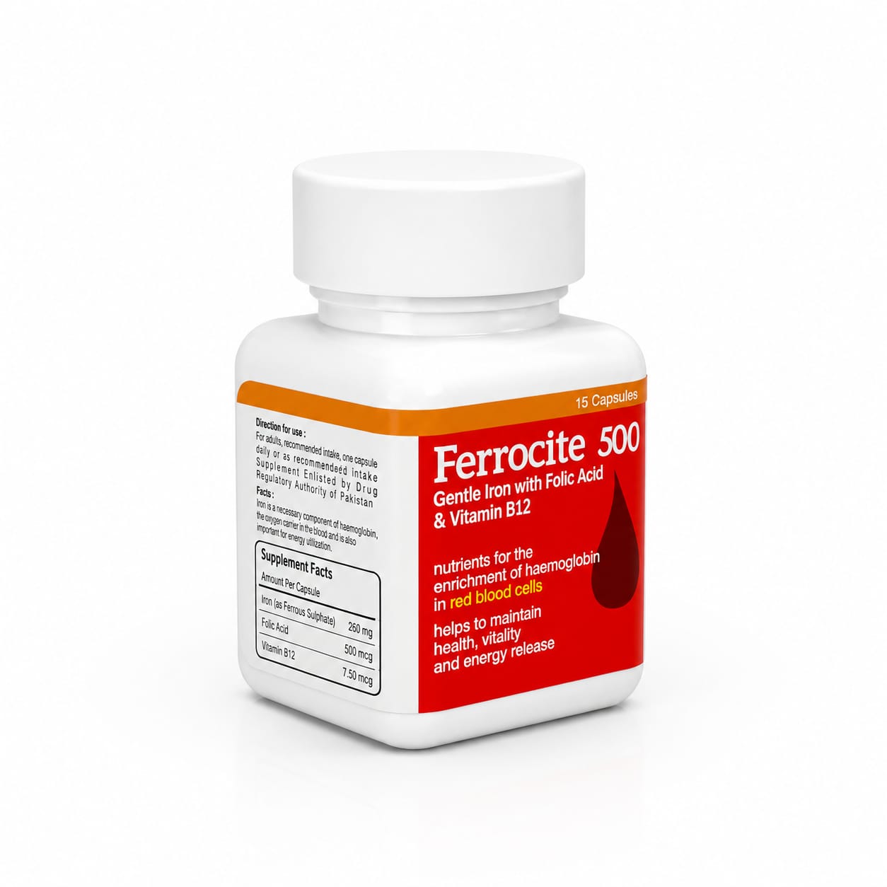 Ferrocite 500 (Capsule)