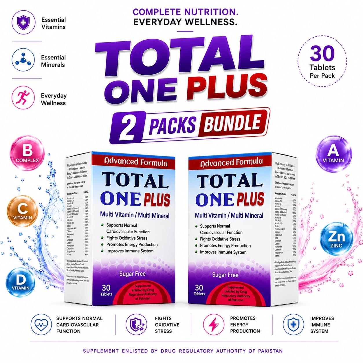 Total One Plus 2 Pack bundle