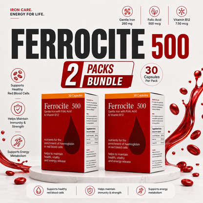 Ferrocite 500 - 2 Pack Bundle